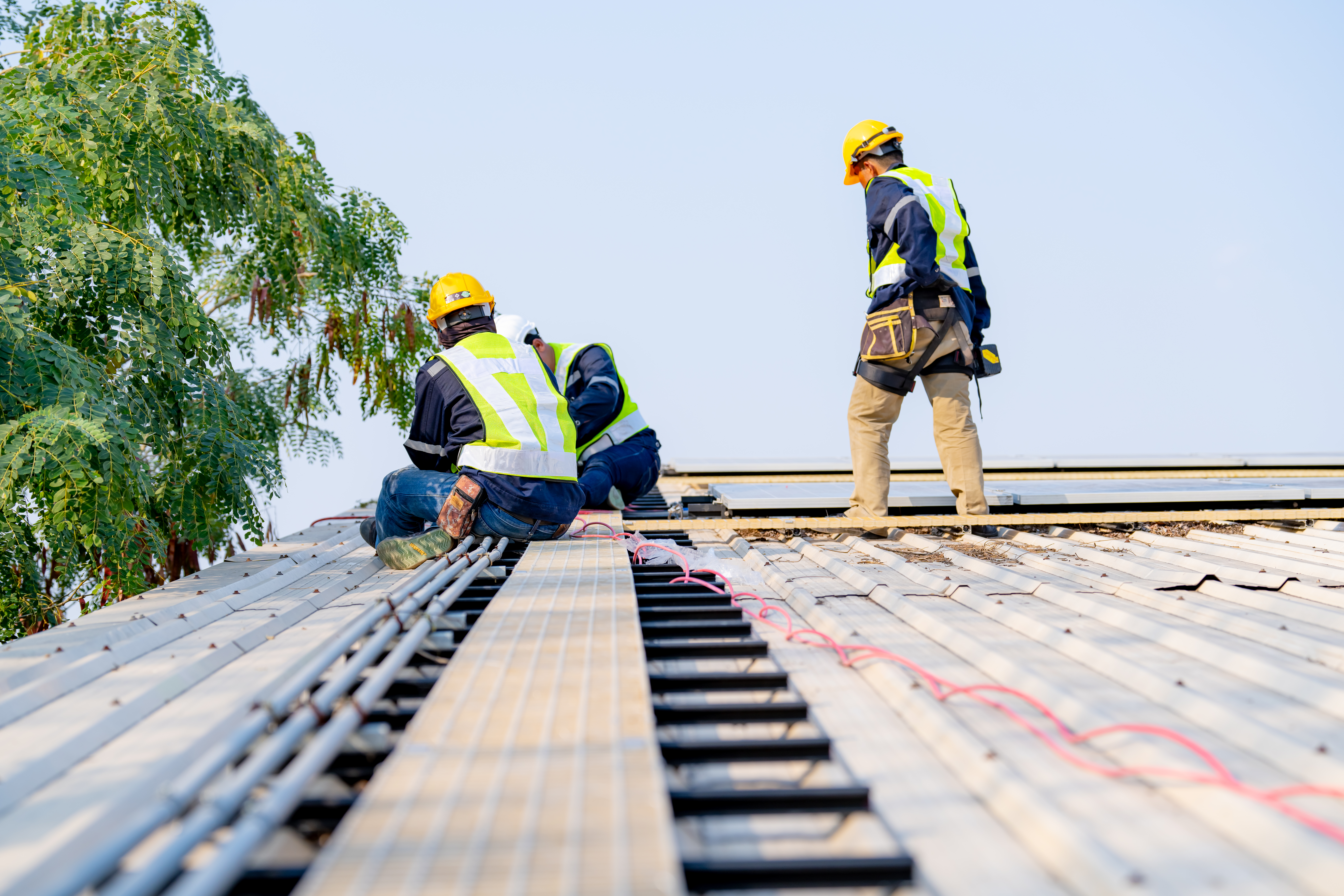 Solar panel installation